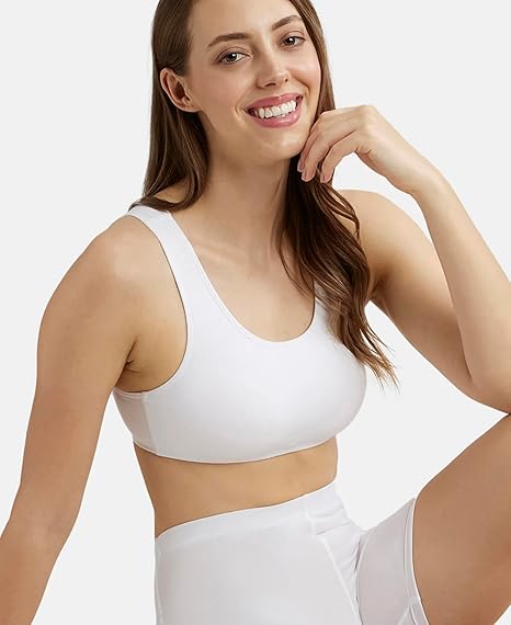 Jockey Women’s Super Combed Cotton Crop Top Bra 1582 – Stretch & Stay Fresh
